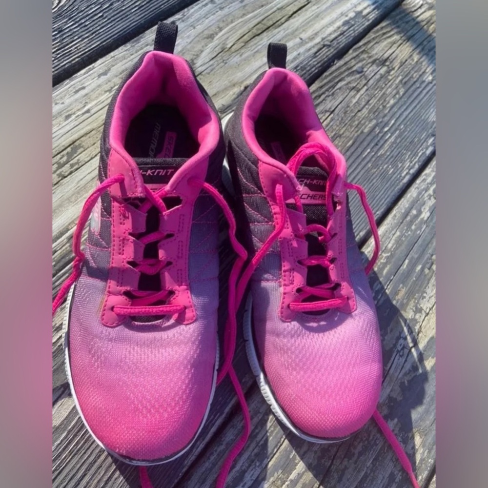 Skechers Pink Athletic Shoes Lightweight Mesh Design